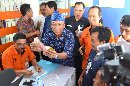 Menteri ESDM Didampingi Walikota Rai Mantra Serahkan BLSM di Denpasar