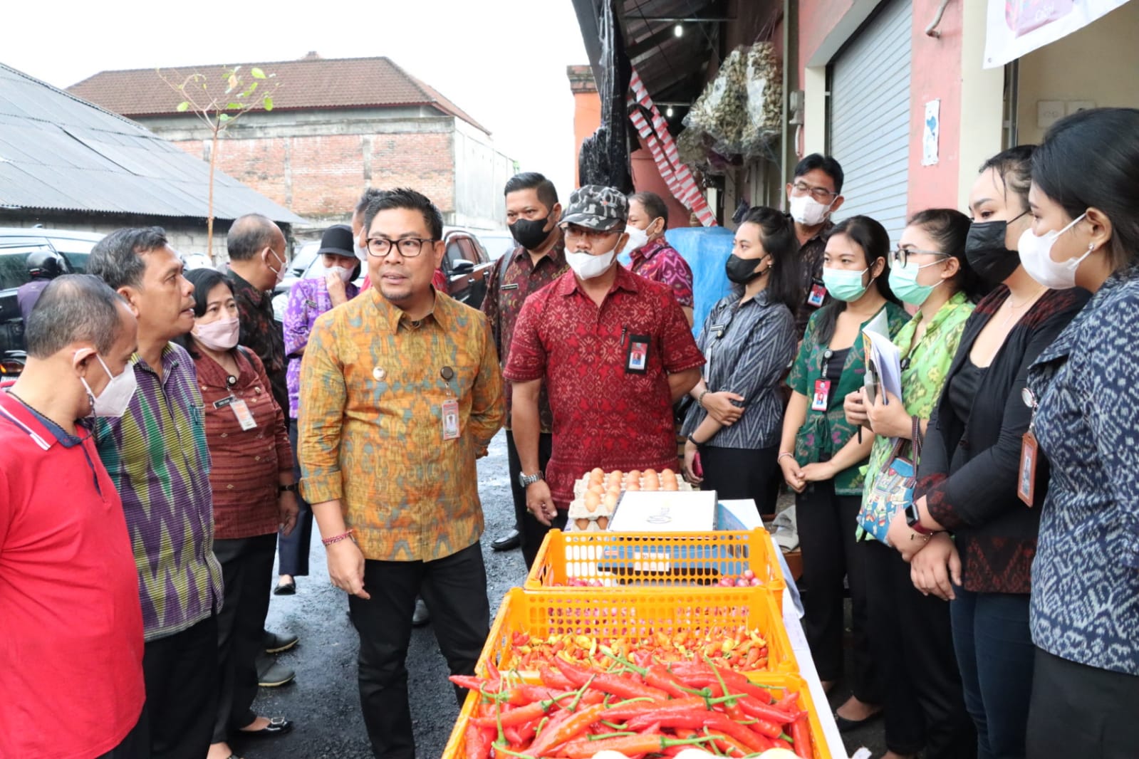 Wawali Arya Wibawa Kembali Tinjau Operasi Pasar di Dua Pasar