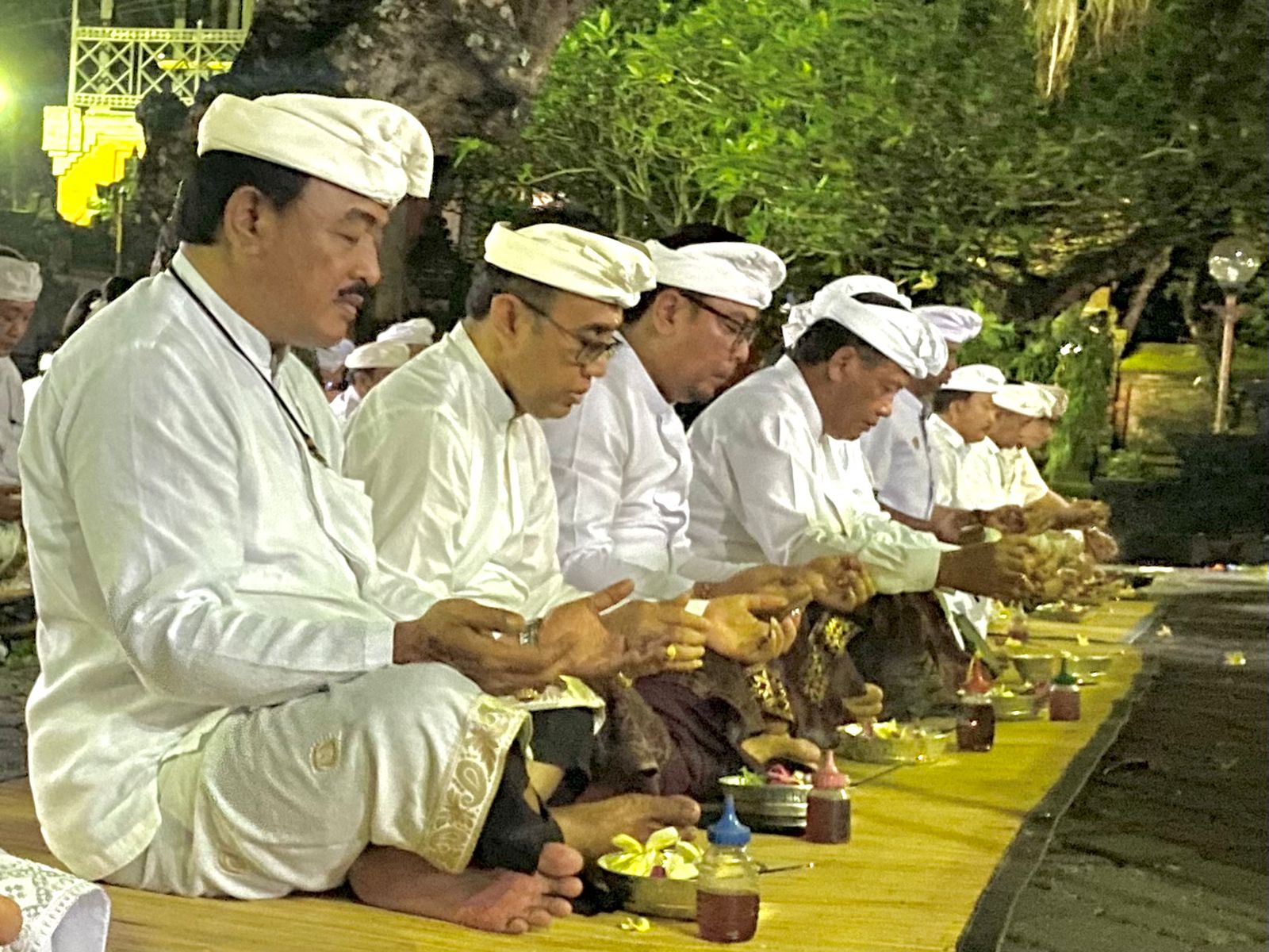 Walikota Jaya Negara Ikuti Puja Genta Pinara Pitu dan Doa Bersama Harapkan Presidensi G20 Di Bali Berjalan Aman dan Lancar