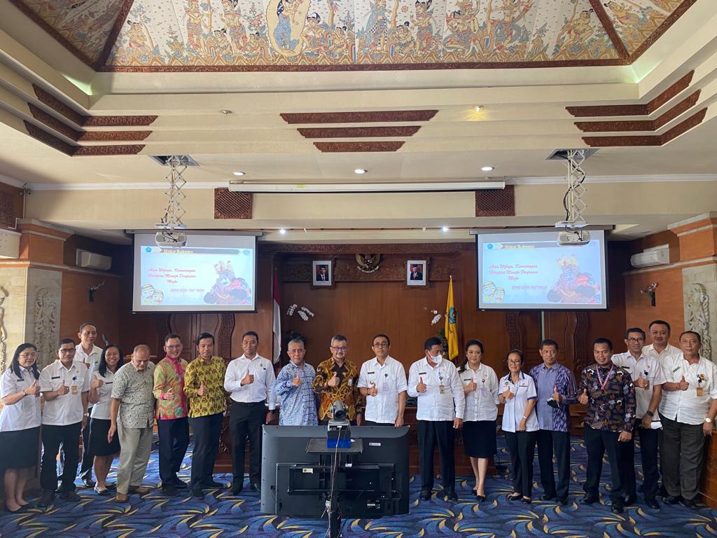 Komitmen Cegah Korupsi dan Tingkatkan Tata Kelola Pemerintahan   Jaya Negara Buka Monev KPK RI.