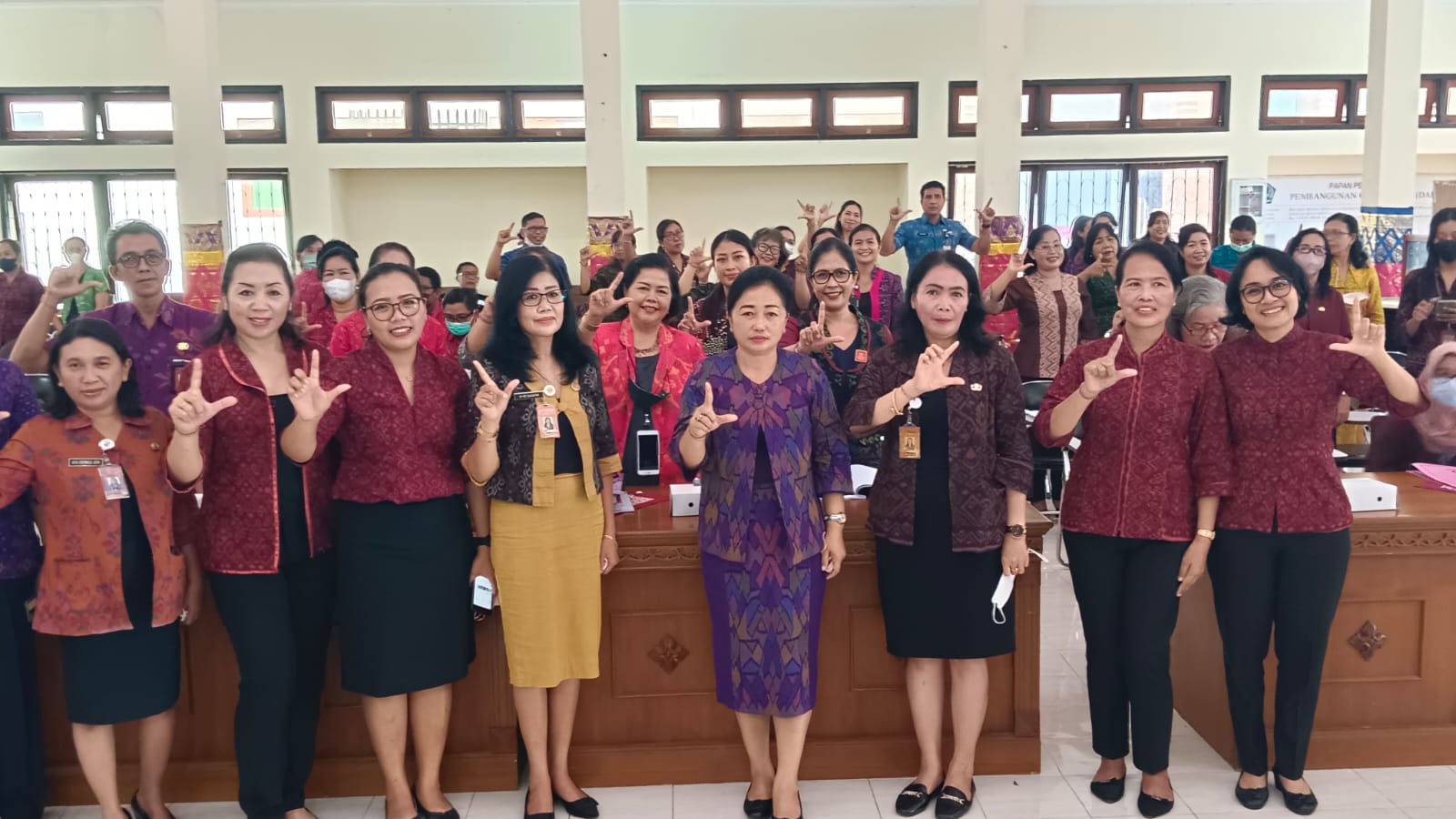 Ny . Sagung Antari Jaya Negara  Buka Apresiasi Bunda Paud Kecamatan dan Desa / Kelurahan Kota Denpasar Tahun 2022 