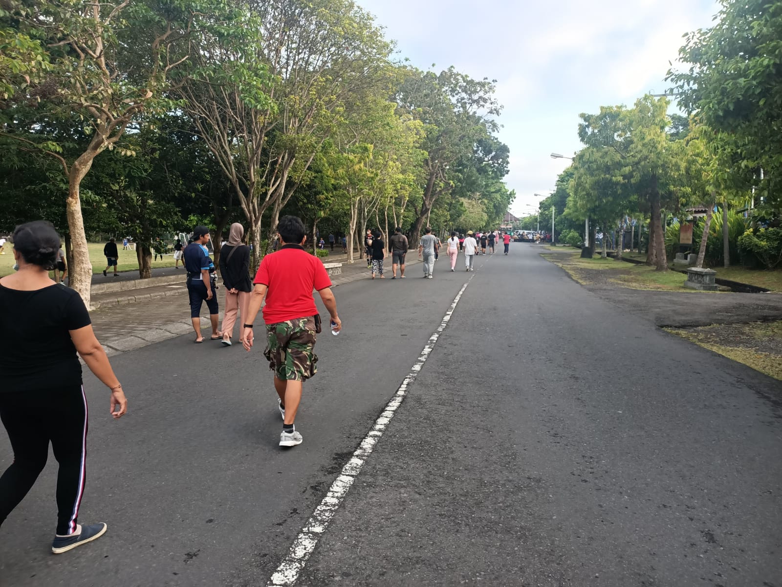 Pemkot Denpasar Uji Coba Pelaksanaan Car Free Day di Kawasan Lapangan Niti Mandala dan Lumintang Denpasar