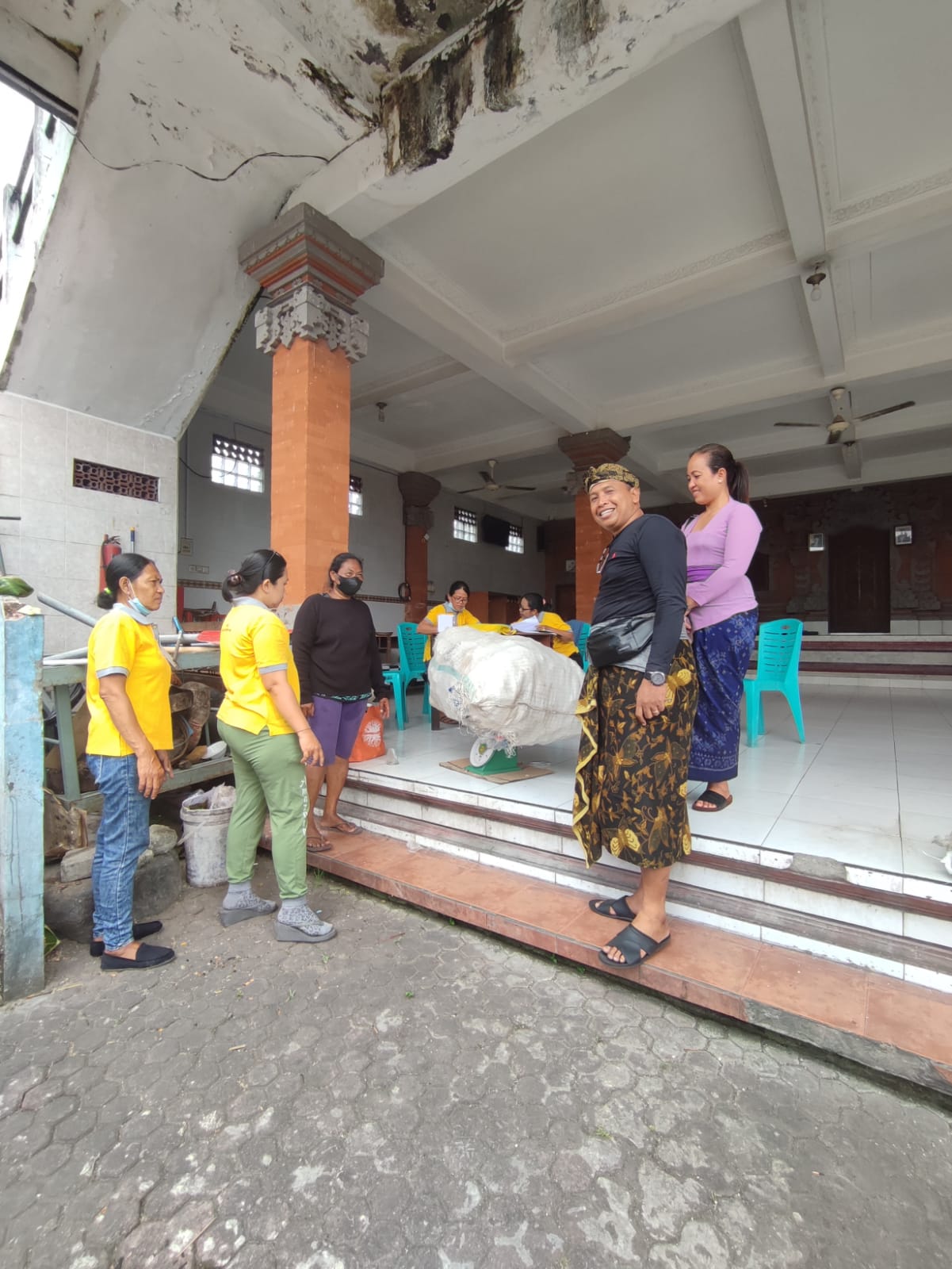 Bank Sampah Kenanga Kelurahan Peguyangan Kembali Aktif.   Penimbangan Perdana Terkumpul 110 Kg Sampah Anorganik