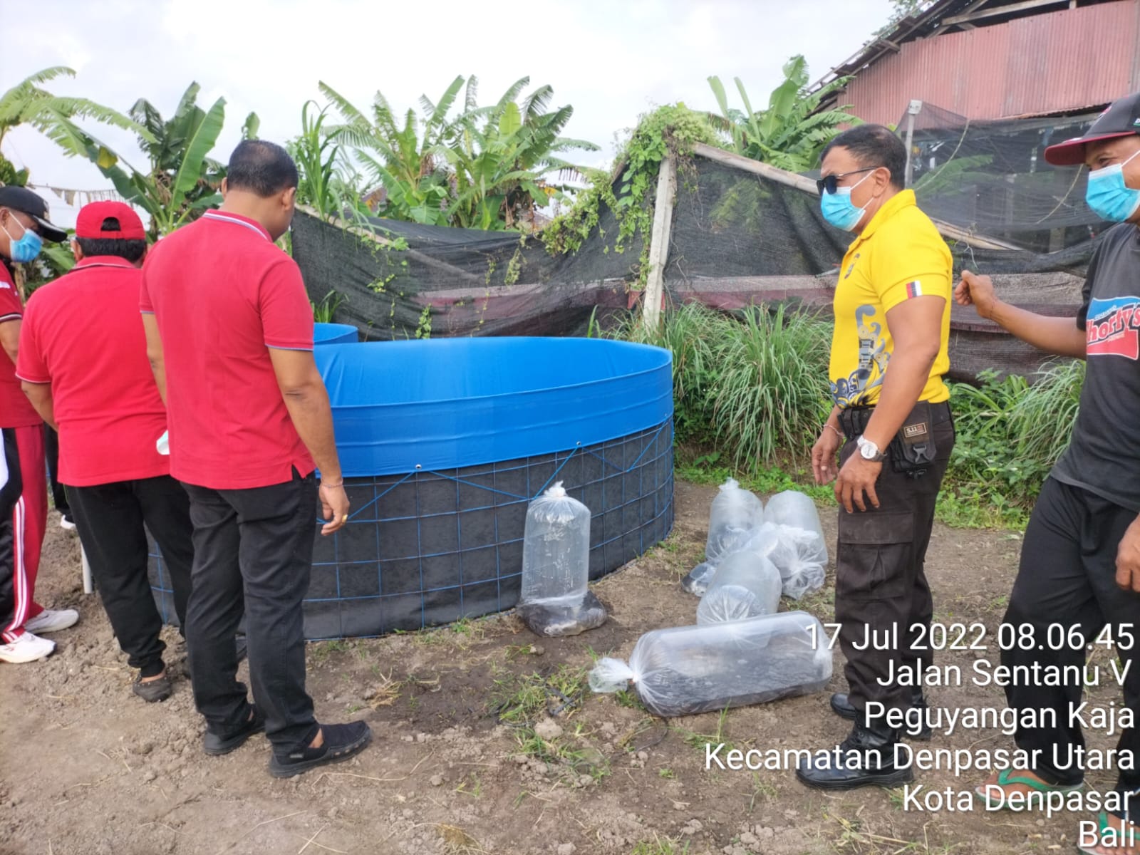 Wujudkan Ketahanan Pangan, Desa Peguyangan Kaja Launching Program Padat Karya Berbasis Nabati dan Hewani.