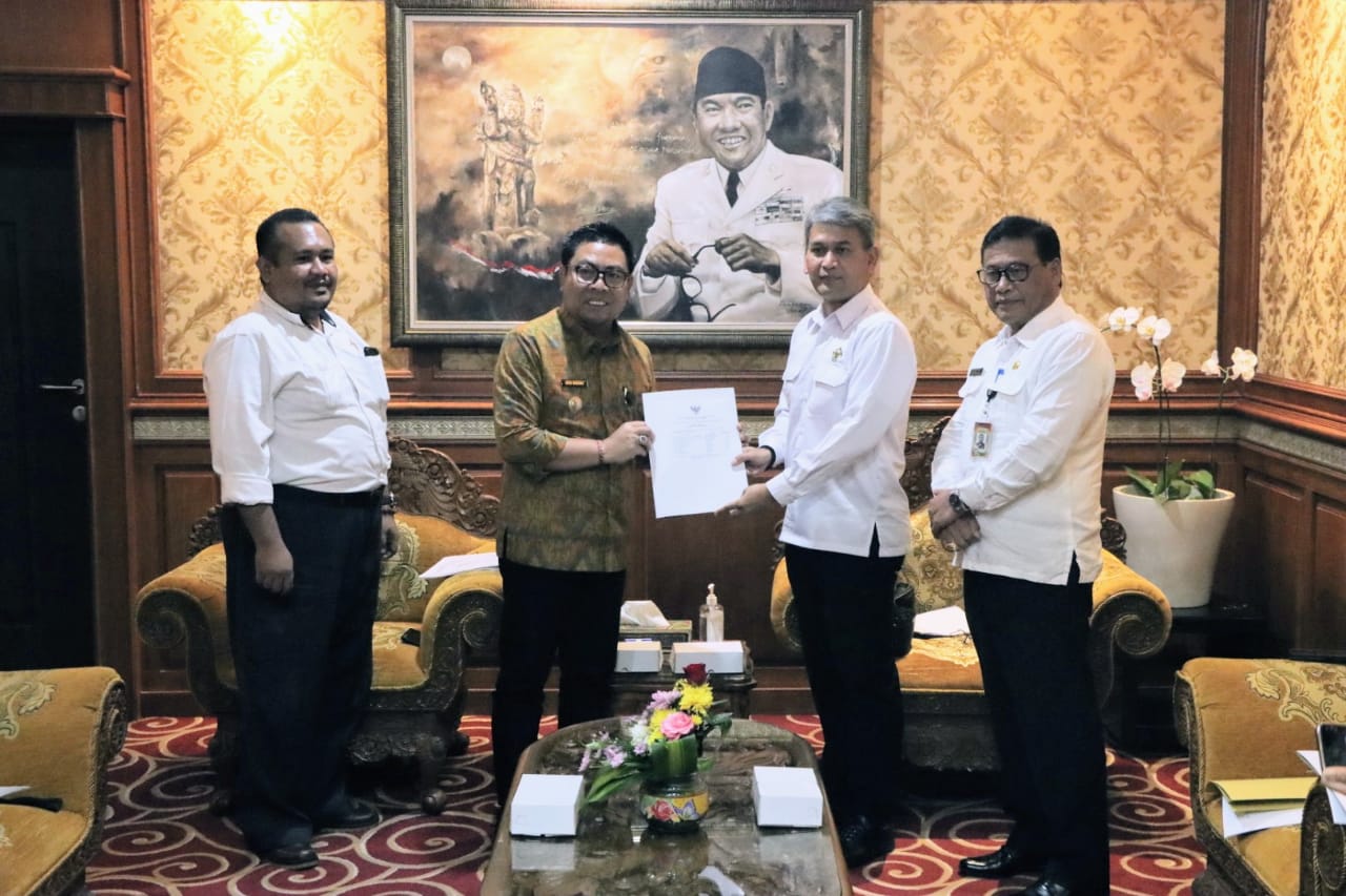 Wawali Arya Wibawa Terima Entry Meeting Tim BPK RI Bali  Terkait Percepatan dan  Perluasan Digitalisasi Daerah