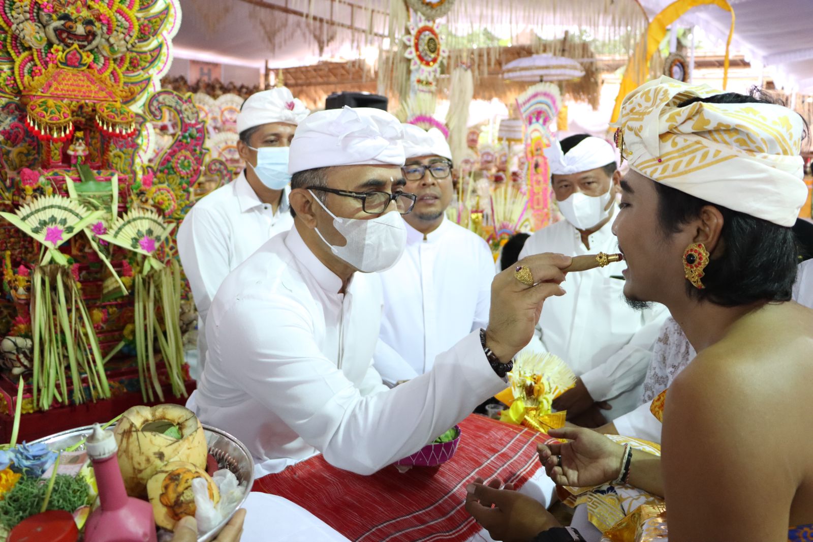 Jaya Negara Nyangging Massal Di Desa Adat Pedungan
