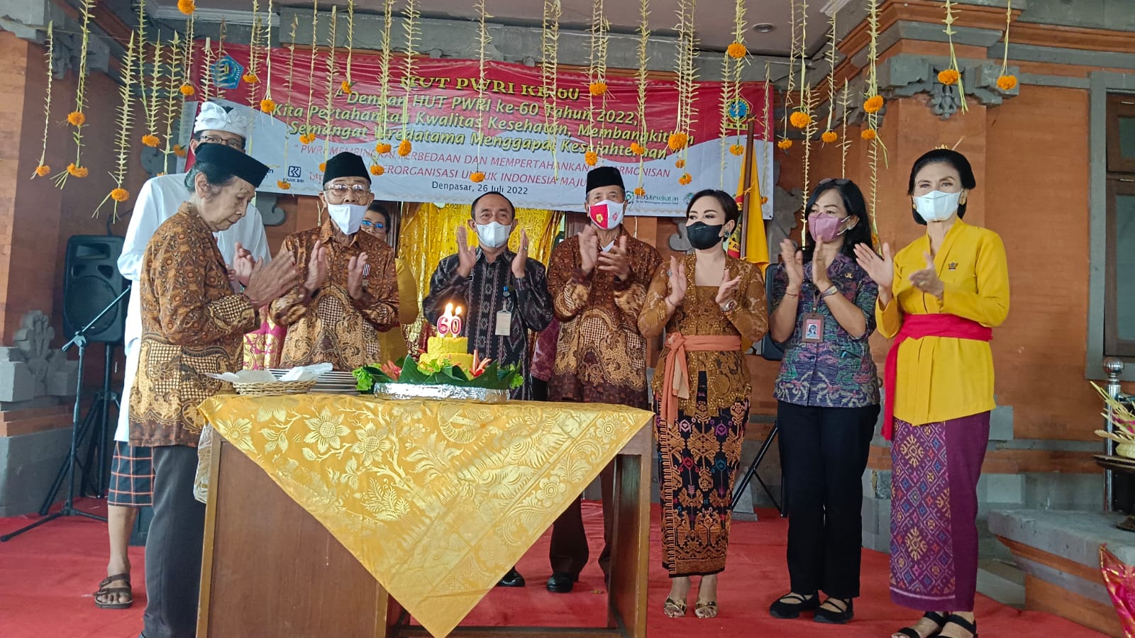 Rayakan HUT Ke-60 Tahun PWRI Siap Berpartisipasi   Pembangunan Di  Denpasar