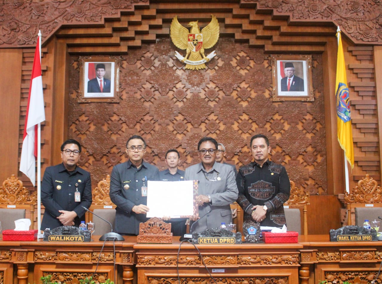 7 Ranperda Disahkan Jadi Perda Pada Sidang Paripurna DPRD Kota Denpasar