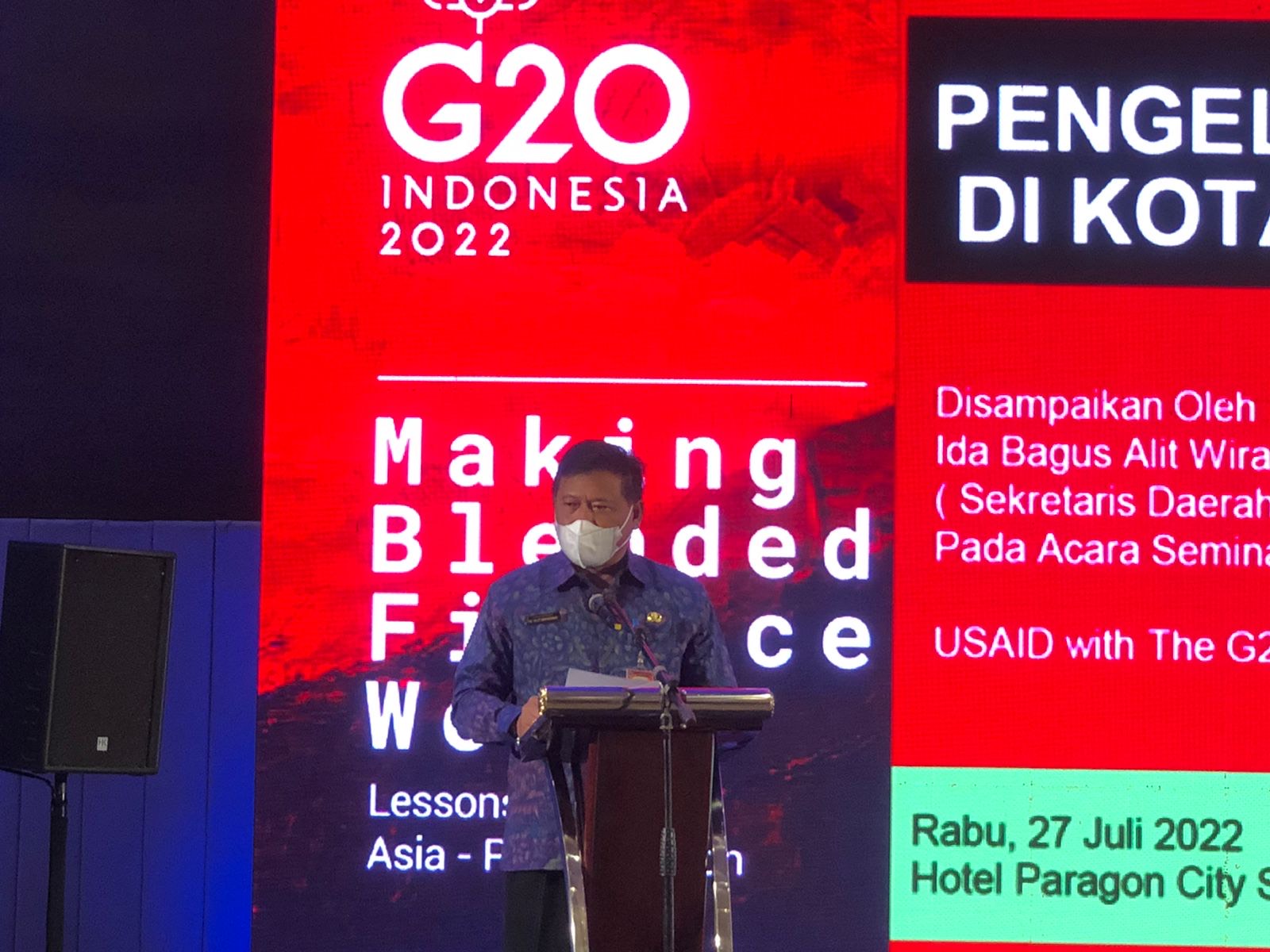 Pembangunan TPST Denpasar Menjadi Percontohan Penerapan Blended Finance.