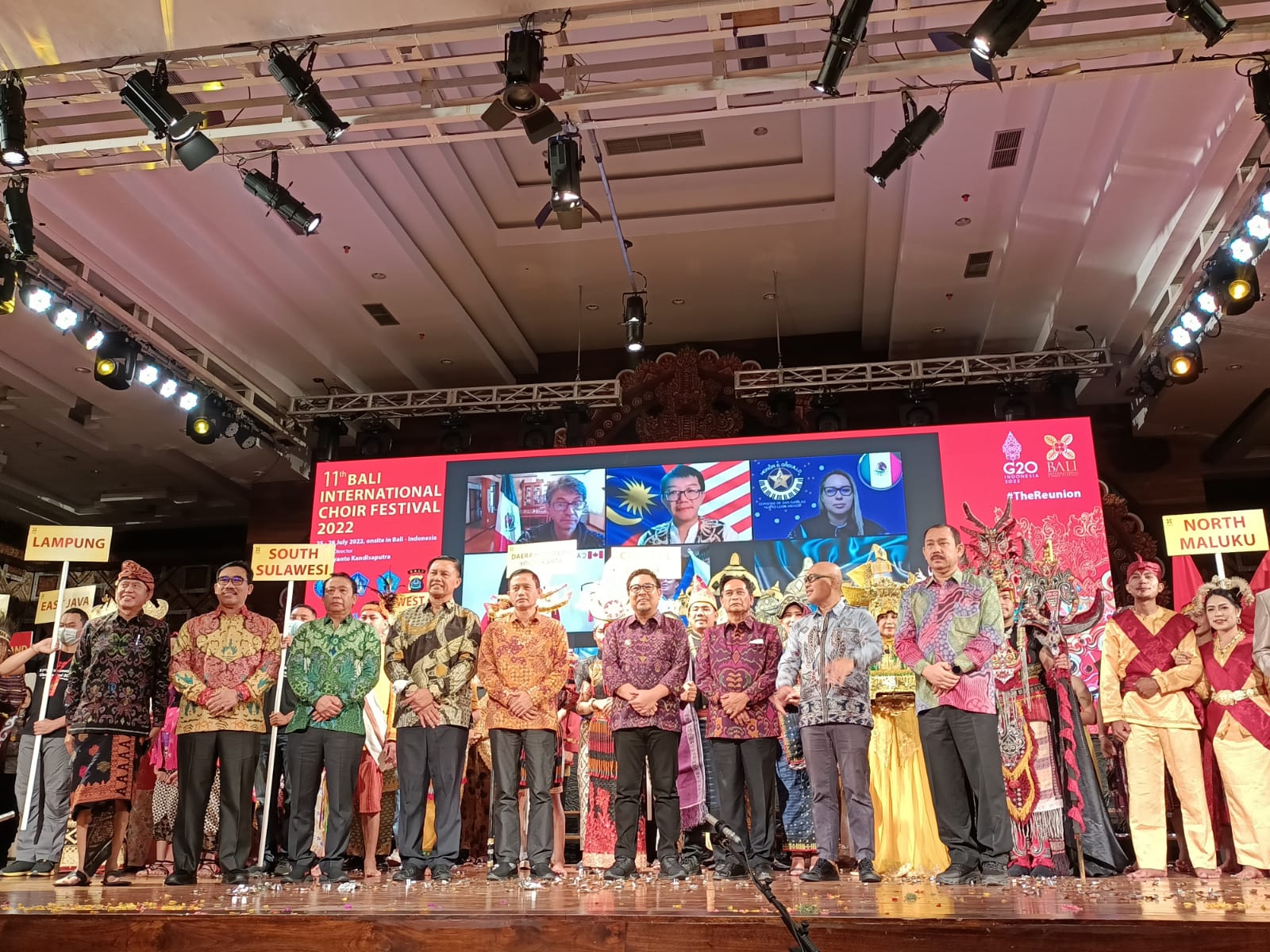 Wawali Arya Wibawa Hadiri Bali International Choir Festival 11 Jadi Ajang Anti Narkoba dan Perdamaian Dunia