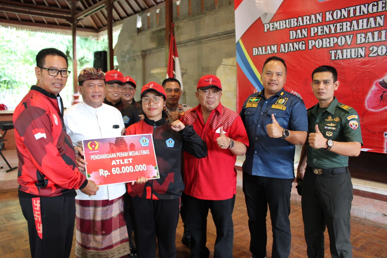 Raih Juara Umum II Porprov Bali Tahun 2022  Pemkot Denpasar Berikan Dana Tali Kasih, Sekaligus Pembubaran Kontingen
