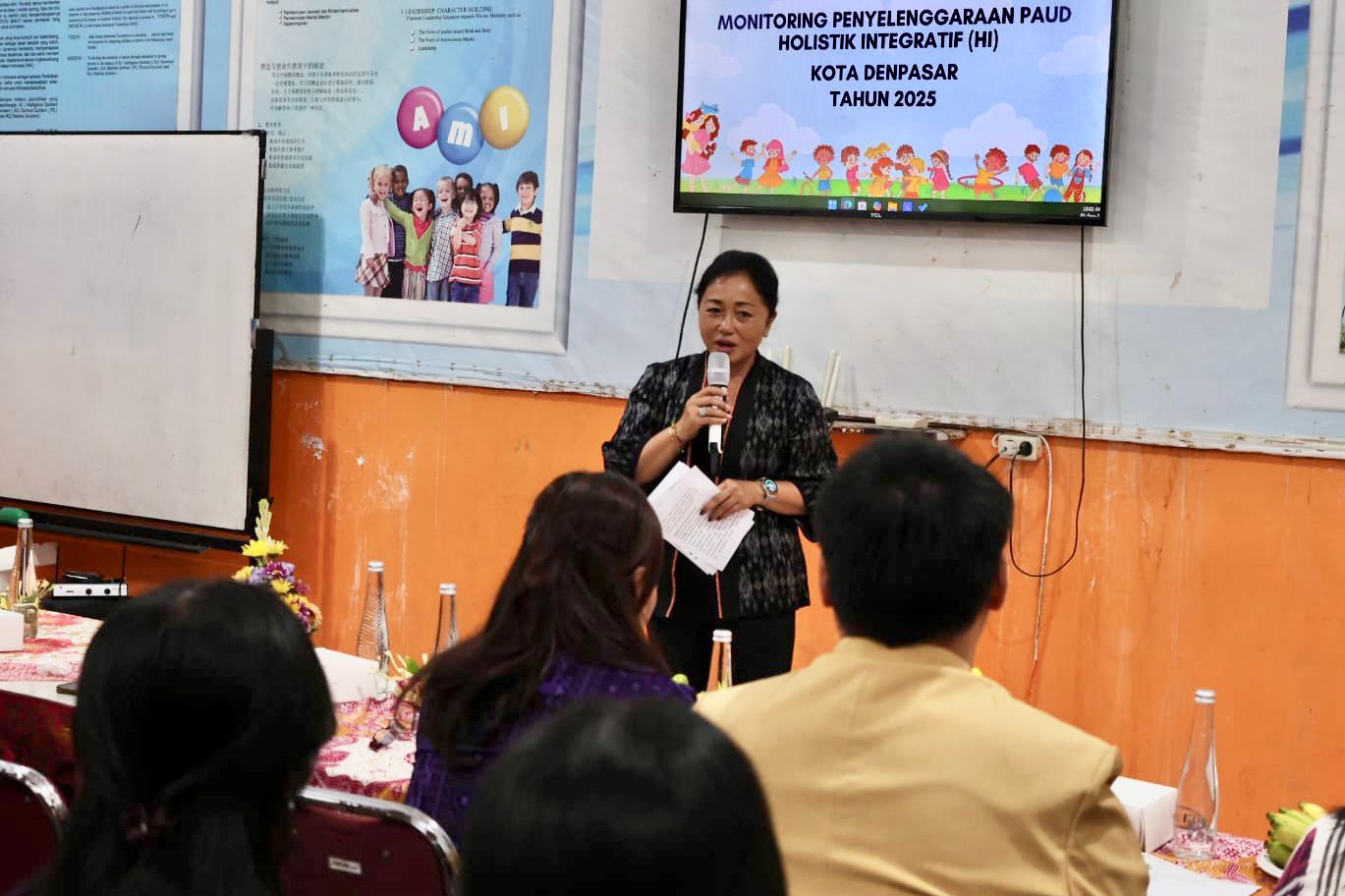 Ny. Antari Jaya Negara Hadiri Monev PAUD Holistik Integratif
