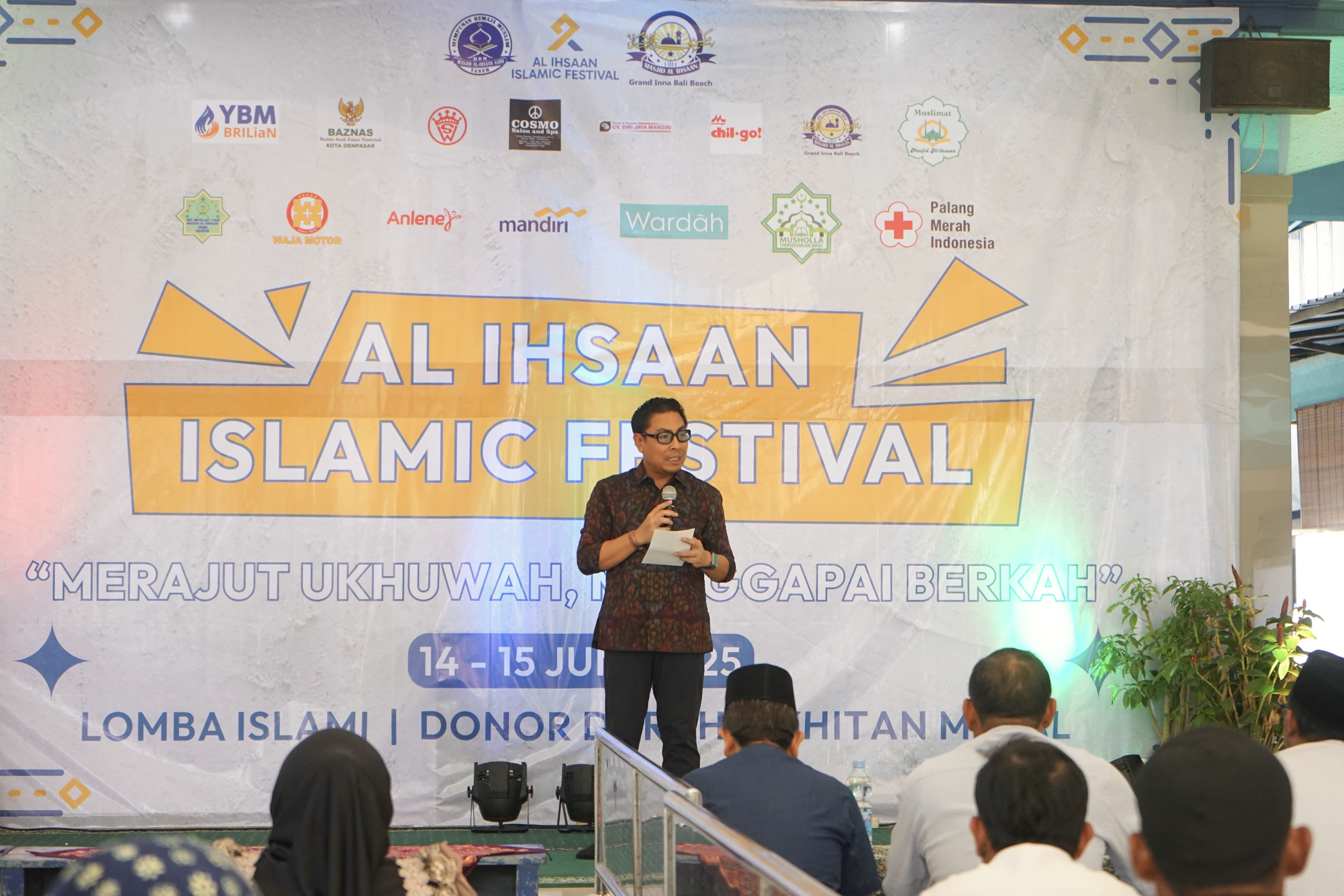 Dorong Solidaritas Sosial, Wawali Arya Wibawa Sambut Positif Kegiatan Donor Darah dan Khitanan Massal Al Ihsaan Islamic Festival