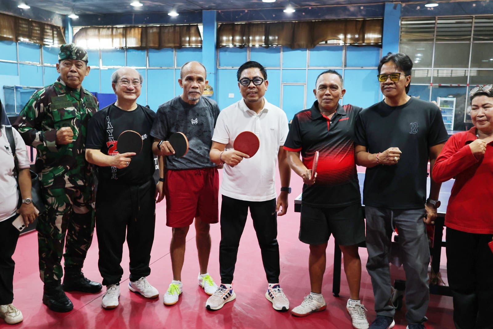Jalin Silahturami dan Toleransi Umat Beragama Wawali Arya Wibawa Buka Turnamen Tenis Meja MPUK Denpasar