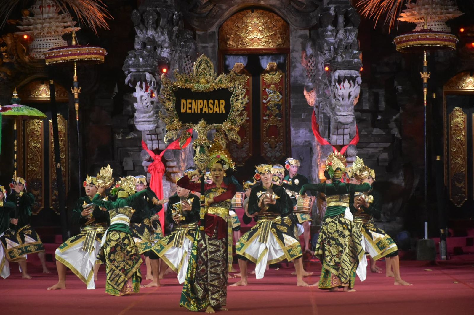 Baleganjur Gita Jaya Semara Duta Denpasar Tampil Optimis pada Wimbakara Baleganjur PKB XLVII