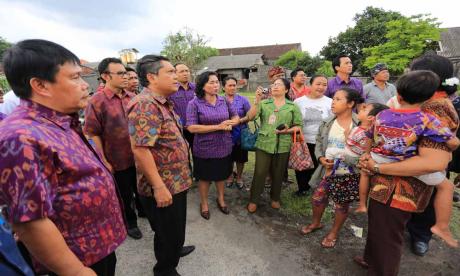 Walikota Rai Mantra Bersama Jajaran Kunjungi Korban Puting Beliung
