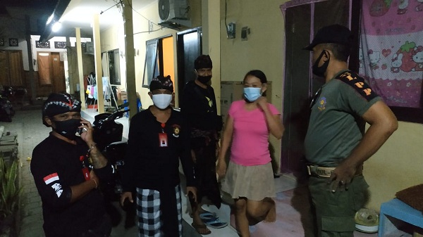 Tekan Penularan Covid-19, Desa Dangin Puri Kauh Sidak Penduduk Non Permanen Di Banjar Belaluan