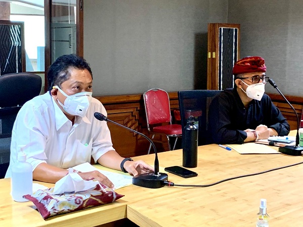 Rai Mantra Pimpin Rapat Evaluasi Penanganan Covid-19, Minta Semua Anggota GTPP Fokus Penanganan Covid 19