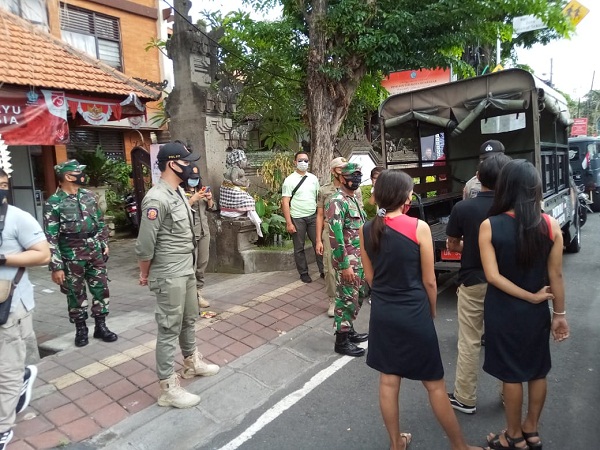 Kembali Gelar Operasi, Tim GabunganYustisi Denpasar Temukan 11 Pelanggar Prokes