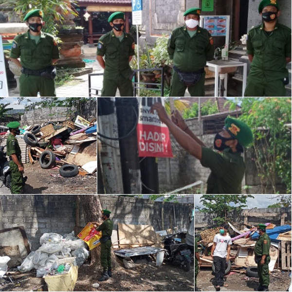 Tingkatkan Disiplin Terapkan Prokes Kelurahan, Ubung Gelar Patroli Wilayah, Sosialisasi dan Edukasi Rutin
