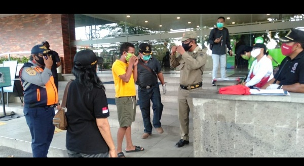 Kembali 9 Orang Terjaring Langgar Protokol Kesehatan