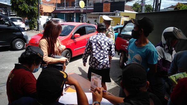 Langgar Protokol Kesehatan, Tim Gabungan Yustisi Denpasar Jaring 23 Orang
