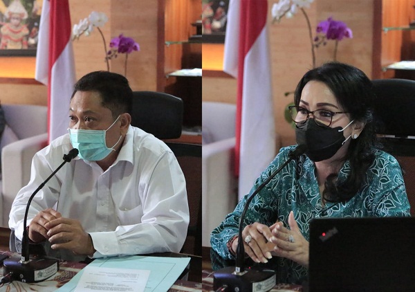 Walikota Rai Mantra Buka Webinar TP-PKK Kota Denpasar, Harapkan Jadi Pelopor Pencegahan Covid-19 di Keluarga