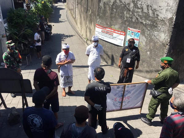 Putus Mata Rantai Covid-19, Kelurahan Ubung Gelar PKM Mandiri