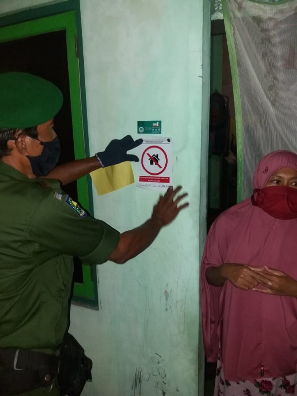 Antisipasi Covid-19, Kelurahan Ubung Gencarkan Pemeriksaan Penduduk Non Permanen.
