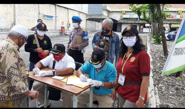 Tim Yustisi Denpasar Kembali Jaring 19 Orang Langgar Protokol Kesehatan