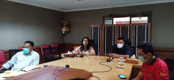 GTPP Kota Denpasar Ikuti Video Conferance Bersama Satgas Pusat, Fokus Turunkan Kasus dan Angka Kematian, Siap Bersinergi Dukung Percepatan Penanganan Covid-19