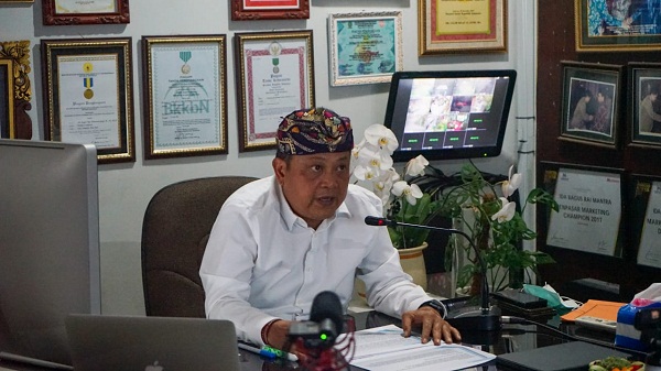Kota Denpasar Wakili Indonesia Dalam Konferensi ICMA, Rai Mantra Paparkan Inovasi dan Teknologi Pelayanan Publik di Masa Pandemi Covid-19