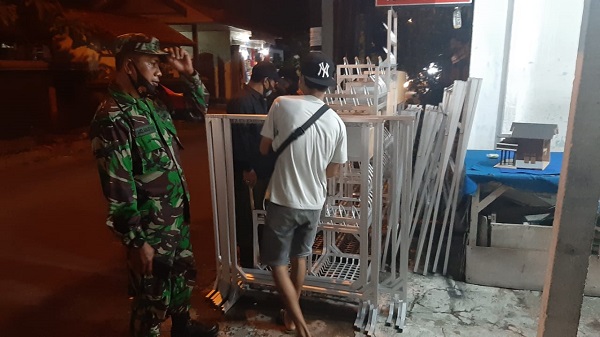 Ciptakan Kebersihan, ketertiban dan Kenyamanan Desa Pemogan Tertibkan 5 Orang PKL Yang Berjualan Diatas Trotoar