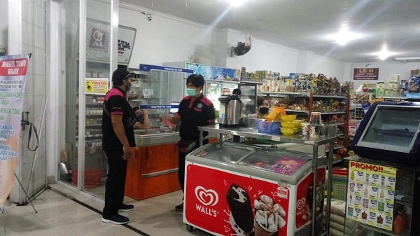 Desa Dangin Puri Kangin Rutin Laksanakan Patroli Prokes