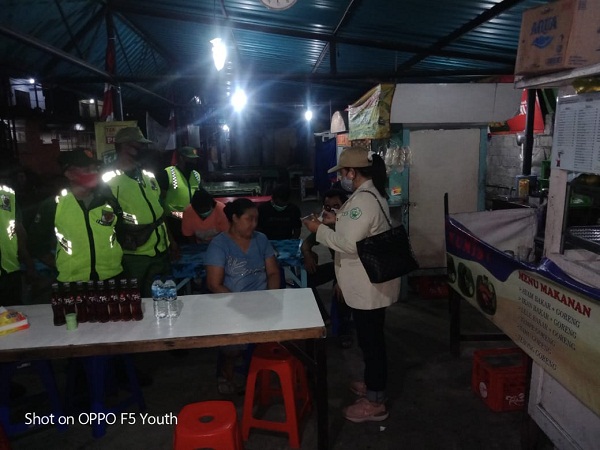 Tekan Penyebaran Covid 19, Desa Dangin Puri Kelod Rutin Laksanakan Patroli Keliling