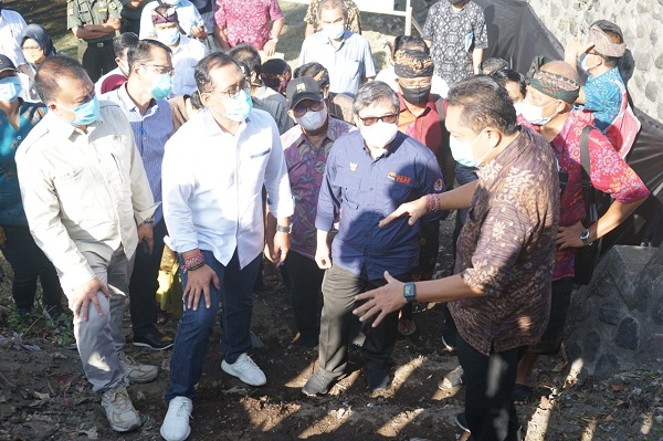 Wamen LHK RI Tinjau Rencana Pembangunan Embung Sanur, Disambut Walikota Rai Mantra, Solusi Atasi Banjir dan Siap Jadi Kawasan Wisata Baru