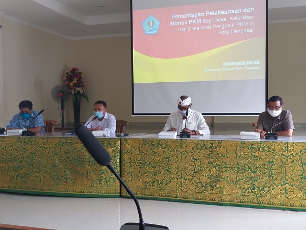Disetujui Walikota, Lima Wilayah di Denpasar Resmi Terapkan PKM Besok