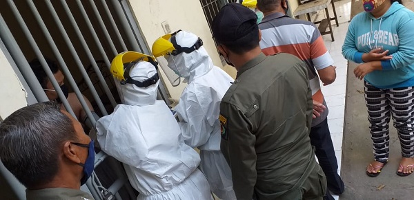 Satpol PP Kota Denpasar Rapid Test Orang Tanpa Identitas, ODGJ dan Orang Linglung