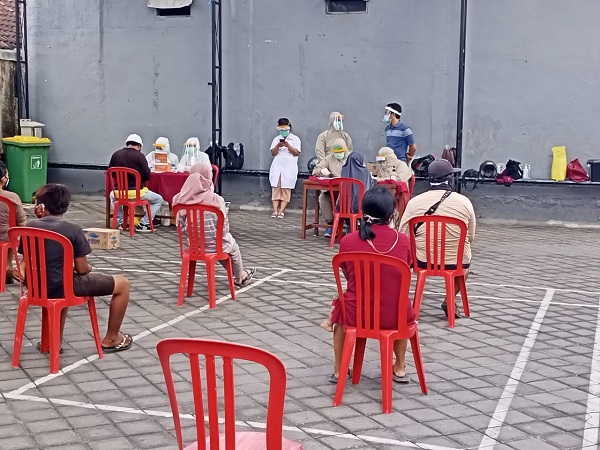 118 Orang Jalani Rapid Test di Desa Pemecutan Kelod, 7 Reaktif Sisanya Non Reaktif