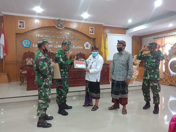 Desa Sidakarya Raih Juara 1 Lomba Desa Produktif Bebas Covid 19 Yang Diselenggarakan Korem 163 WIRA SATYA