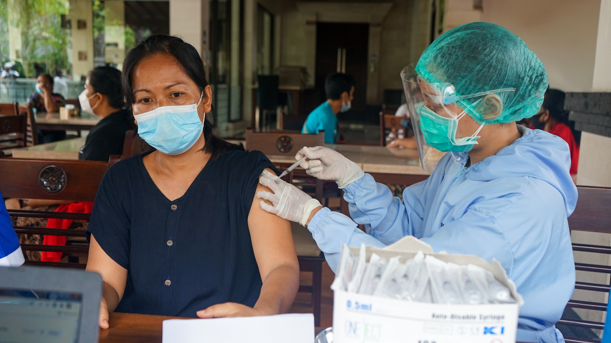 Vaksinasi di Zona Hijau Sanur Tembus Angka 30.389 Orang  Pelaksanaanya  Hingga 4 April Mendatang