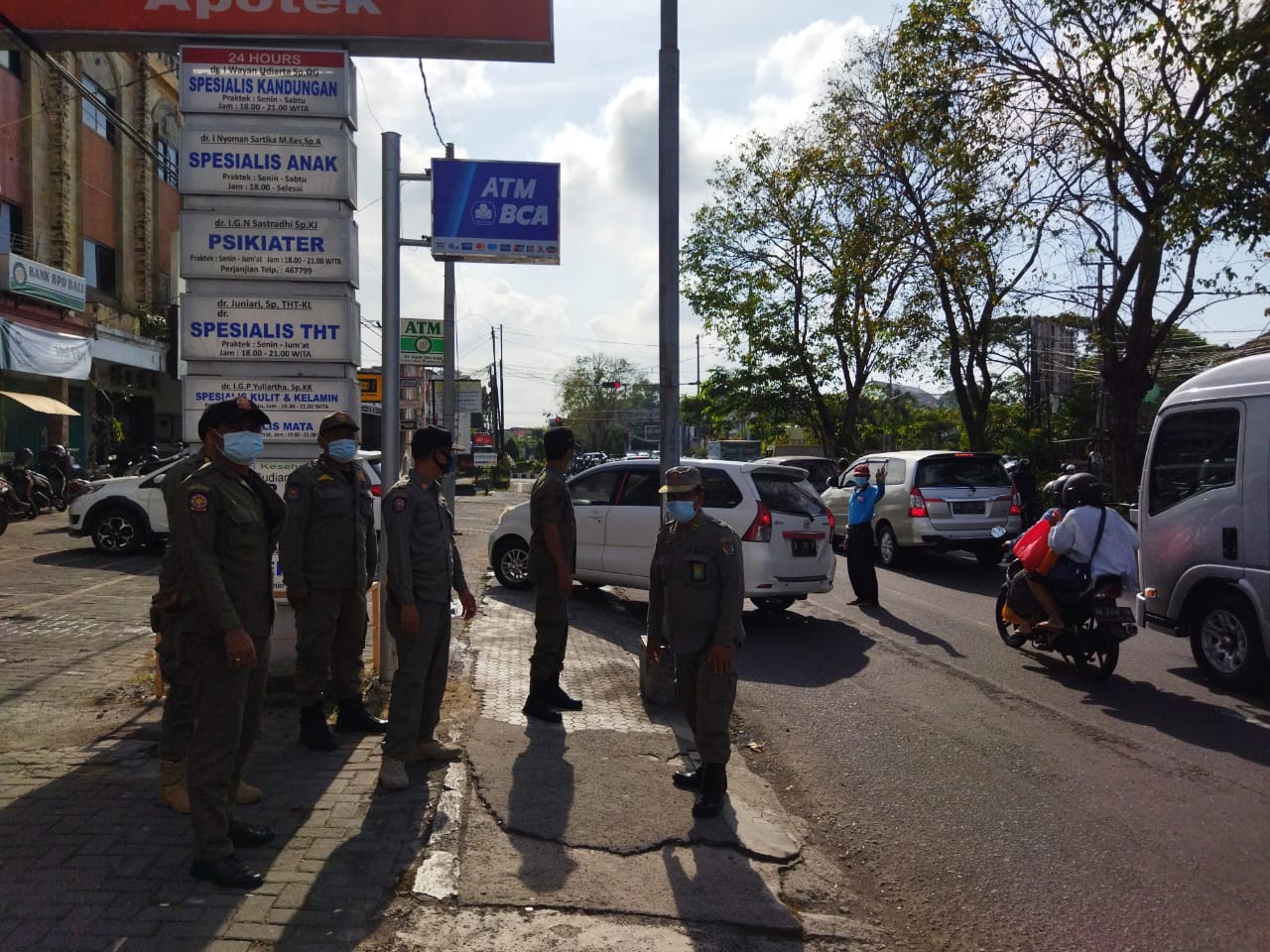Tim Yustisi Kota Denpasar Galakkan Penertiban Prokes