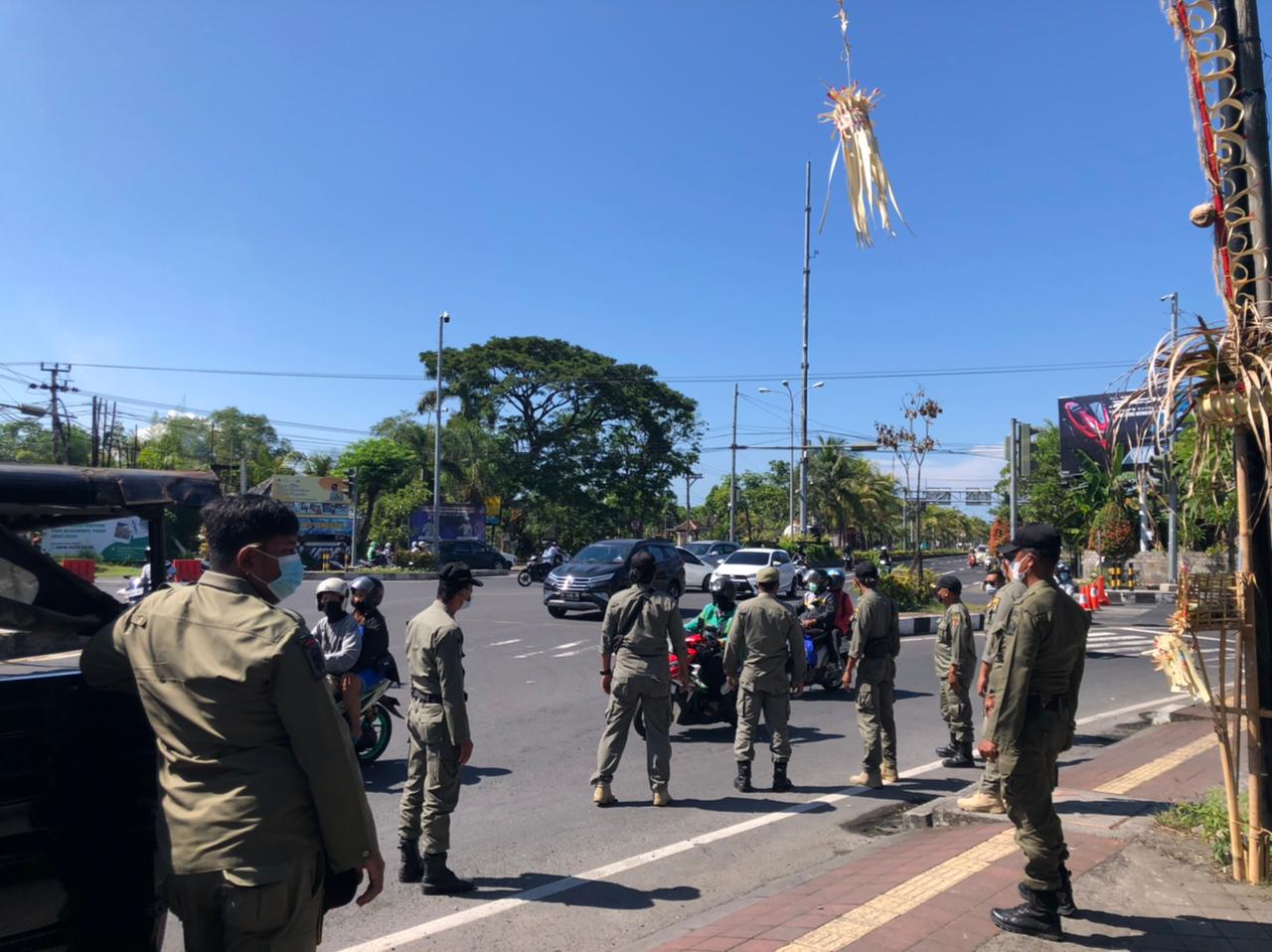 Tim Yustisi Kota Denpasar Lagi Jaring Pelanggar Prokes