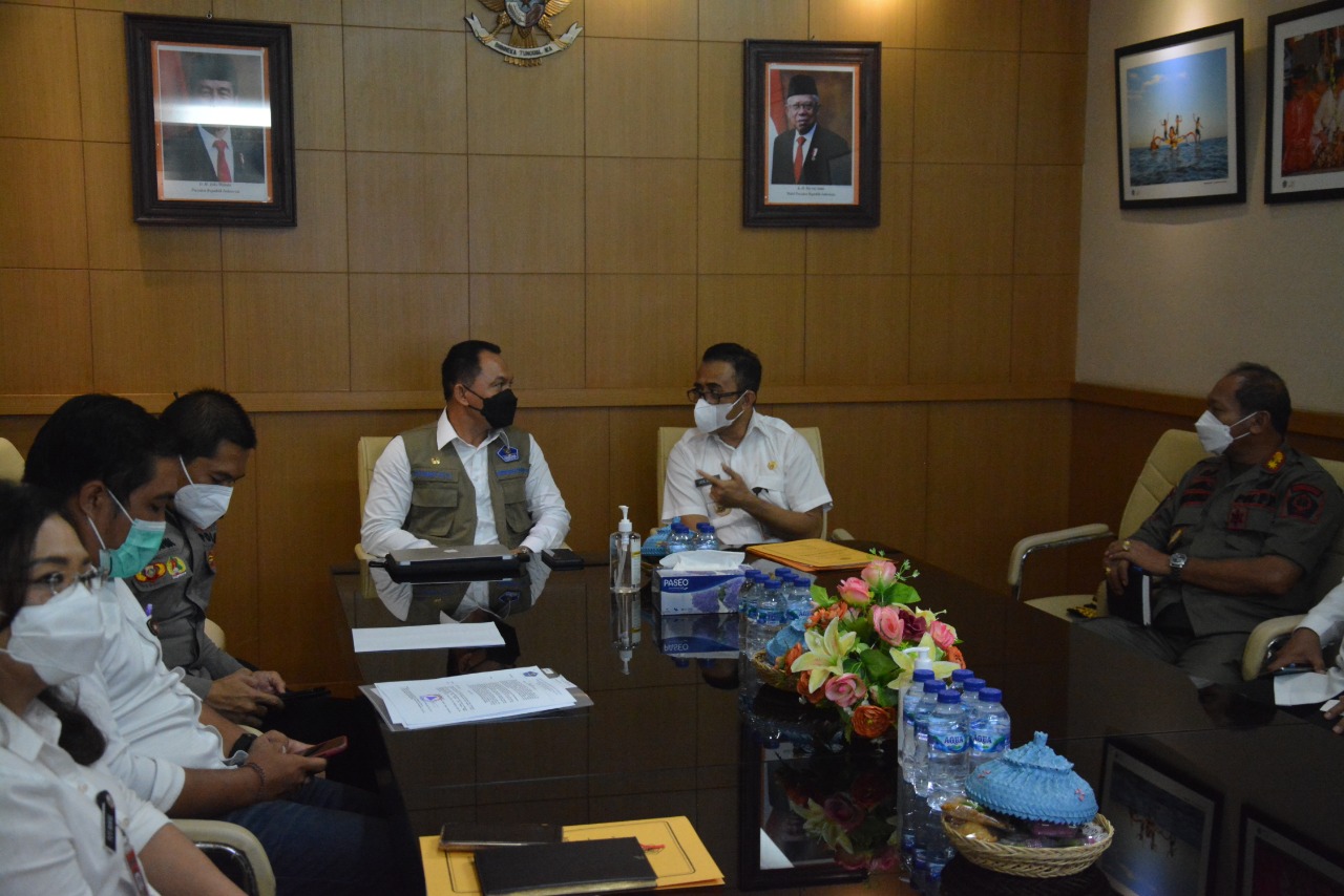 Kaji Penguatan Posko PPKM Di Daerah, Satgas Covid 19 Pusat Berkunjung ke Kota Denpasar