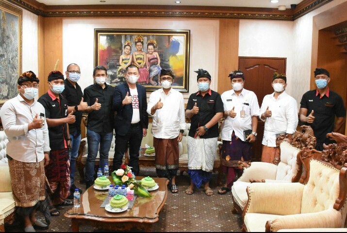 Direktur Sales dan Marketing INews, Esmal Diansyah Sambangi Kota Denpasar  Disambut Hangat Walikota Jaya Negara, Jajaki Sinergi Pemulihan Sektor Terdampak Pandemi. 