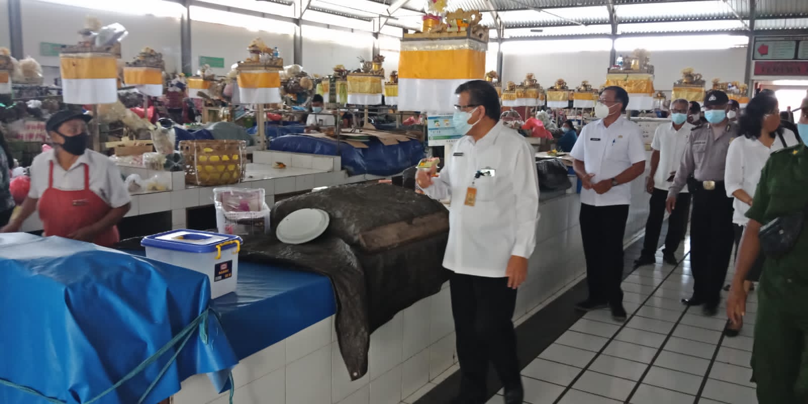 Pantai Matahari Terbit dan Pasar Intaran Sanur di Evaluasi Tim Evaluasi Desa Kelurahan Tangguh dan Aman Covid 19 Kota Denpasar 