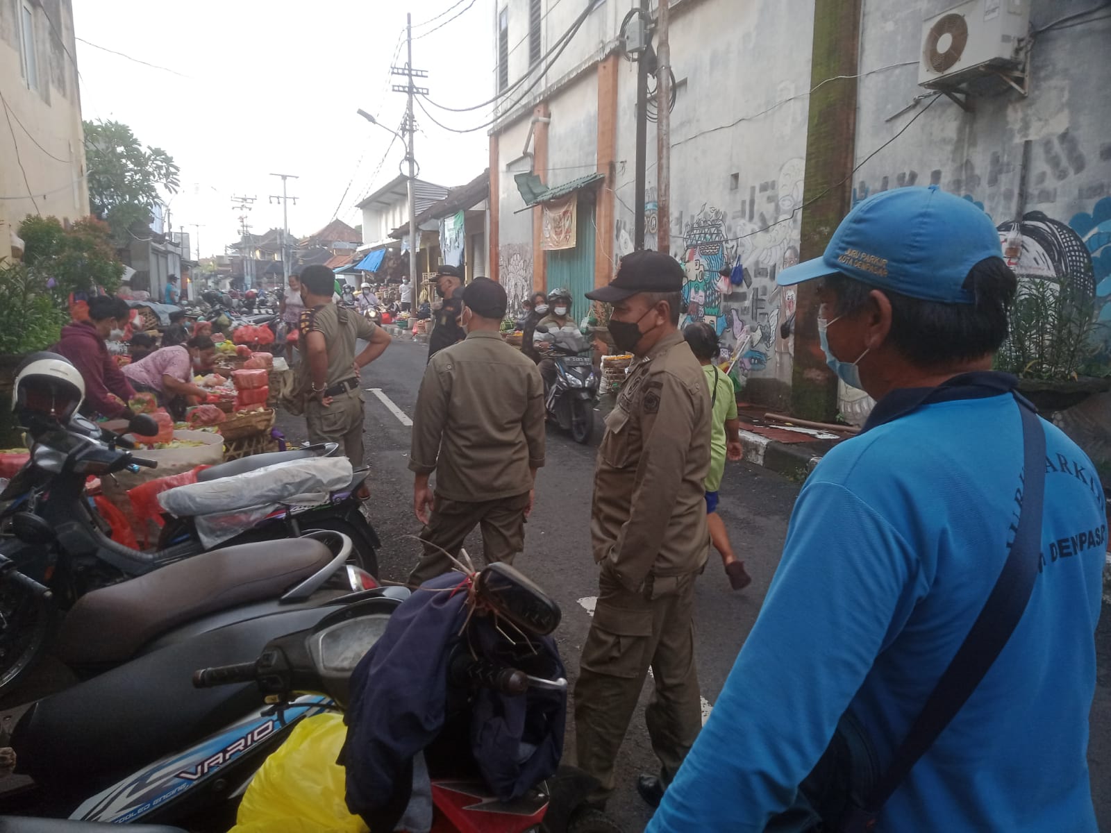 Cegah Penularan Virus Lebih Meluas, Tim Yustisi Denpasar Gencarkan Pemantauan Prokes