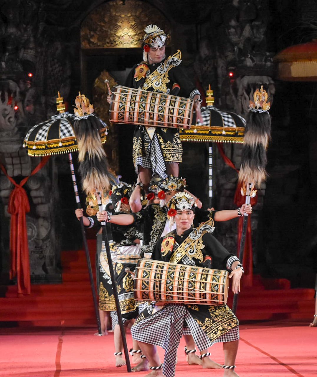 Baleganjur Duta Denpasar di PKB XLIII Tampil Apik dan Memukau.  Bawakan Karya Tabuh Menur Tiga Sakti.