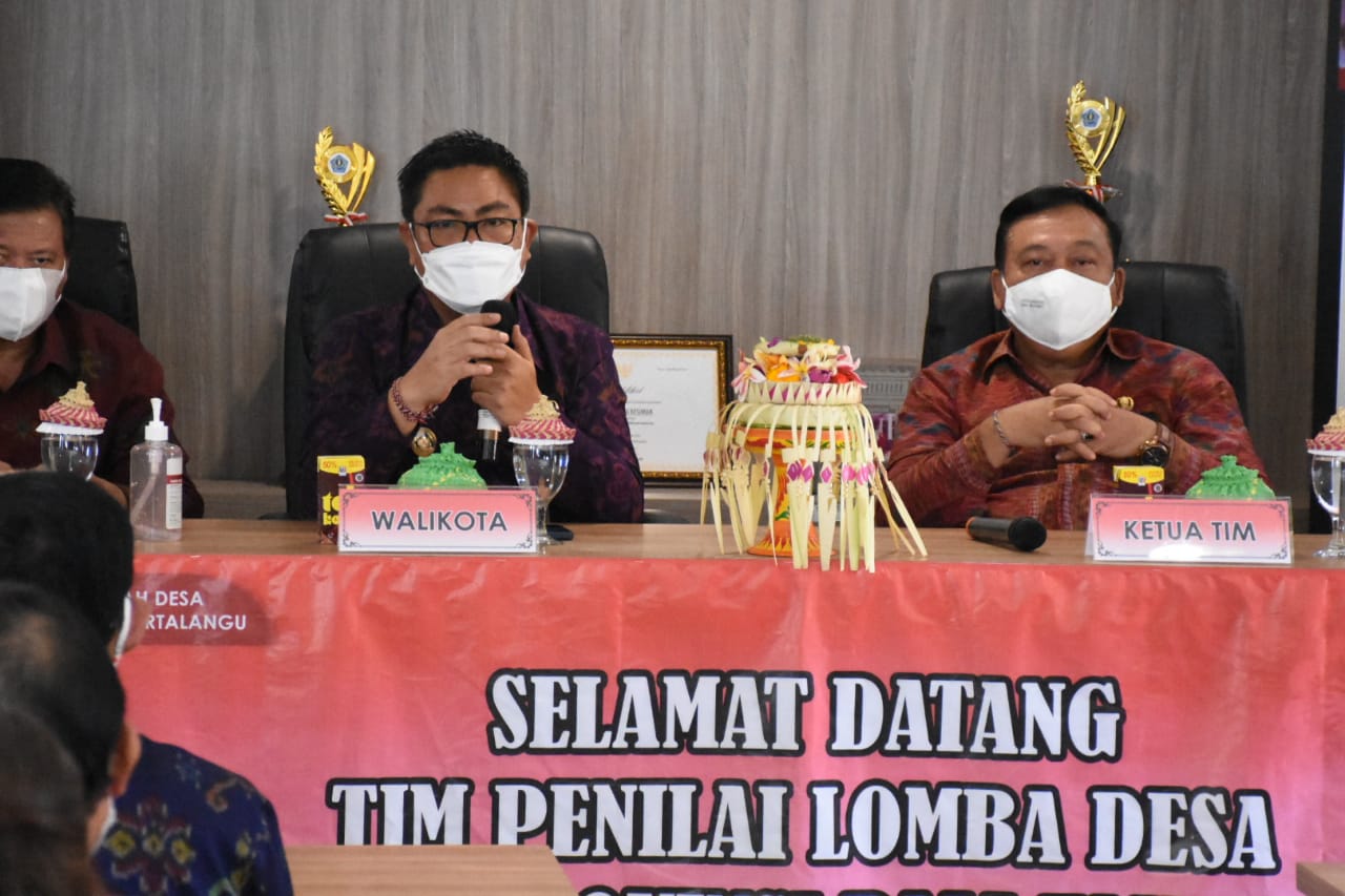 Desa Kesiman Kertalangu, Wakili Denpasar Dalam Lomba Desa Tingkat Provinsi Bali 2021.