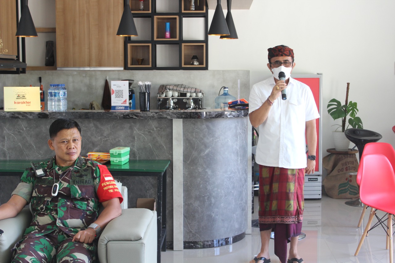 Dandim 1611 Gelar Acara Pamitan Dengan Walikota Denpasar.